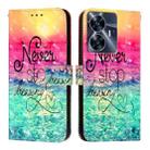 For Realme C55 4G Global / Narzo N55 3D Painting Horizontal Flip Leather Phone Case(Chasing Dreams) - 2