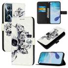 For Realme C65 4G Global 3D Painting Horizontal Flip Leather Phone Case(Skull) - 1