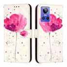 For Realme GT Neo 3 3D Painting Horizontal Flip Leather Phone Case(Flower) - 2