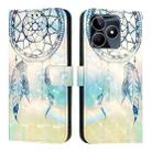 For Realme Note 50 / C51 / C53 / Narzo N53 3D Painting Horizontal Flip Leather Phone Case(Dream Wind Chimes) - 2