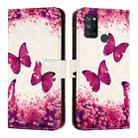 For Realme C17 / 7i 3D Painting Horizontal Flip Leather Phone Case(Rose Butterfly) - 2