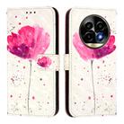 For Realme 13 Pro 5G / 13 Pro+ 5G 3D Painting Horizontal Flip Leather Phone Case(Flower) - 2