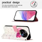 For Realme 13 Pro 5G / 13 Pro+ 5G 3D Painting Horizontal Flip Leather Phone Case(Flower) - 3