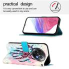 For Realme 13+ 5G Global 3D Painting Horizontal Flip Leather Phone Case(Color Drop Wind Chimes) - 3