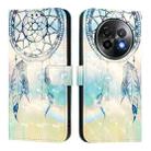 For Realme 13+ 5G Global 3D Painting Horizontal Flip Leather Phone Case(Dream Wind Chimes) - 2