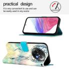 For Realme 13+ 5G Global 3D Painting Horizontal Flip Leather Phone Case(Dream Wind Chimes) - 3