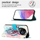 For Realme C63 5G Global 3D Painting Horizontal Flip Leather Phone Case(Color Drop Wind Chimes) - 3