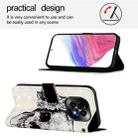 For Realme C63 5G Global 3D Painting Horizontal Flip Leather Phone Case(Skull) - 3