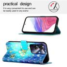For Realme Note 60 4G Global 3D Painting Horizontal Flip Leather Phone Case(Golden Butterfly) - 3