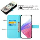 For Realme 14 Pro+ 5G 3D Painting Horizontal Flip Leather Phone Case(Grey Owl) - 3