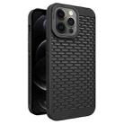 For iPhone 12 Pro Hollow Heat Dissipation TPU Phone Case(Black) - 1