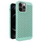 For iPhone 12 Pro Hollow Heat Dissipation TPU Phone Case(Green) - 1