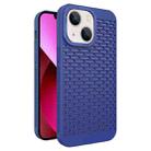 For iPhone 13 Hollow Heat Dissipation TPU Phone Case(Blue) - 1