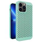 For iPhone 13 Pro Hollow Heat Dissipation TPU Phone Case(Green) - 1