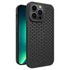 For iPhone 13 Pro Max Hollow Heat Dissipation TPU Phone Case(Black) - 1