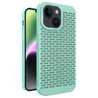 For iPhone 14 Hollow Heat Dissipation TPU Phone Case(Green) - 1