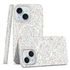 For iPhone 15 Colorful Frosted Magsafe PC Hybrid TPU Phone Case(White) - 1