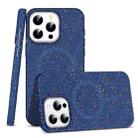 For iPhone 14 Pro Colorful Frosted Magsafe PC Hybrid TPU Phone Case(Blue) - 1