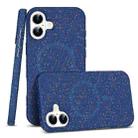 For iPhone 16 Plus Colorful Frosted Magsafe PC Hybrid TPU Phone Case(Blue) - 1