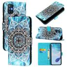 For OnePlus Nord N10 5G Colored Drawing Pattern Plain Weave Leather Phone Case(Undersea Mandala) - 1