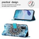 For Realme C17 / 7i Colored Drawing Pattern Plain Weave Leather Phone Case(Undersea Mandala) - 3