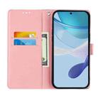 For Realme 13 Pro 5G / 13 Pro+ 5G Colored Drawing Pattern Plain Weave Leather Phone Case(Baby Panda) - 3