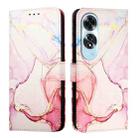 For OPPO A60 4G Global PT003 Marble Pattern Flip Leather Phone Case(Rose Gold) - 2