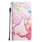 For OPPO A72 / A52 / A92 4G PT003 Marble Pattern Flip Leather Phone Case(Rose Gold) - 3