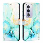 For OPPO A3 Pro 5G Global PT003 Marble Pattern Flip Leather Phone Case(Green) - 3