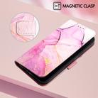 For OPPO A80 5G EU Version PT003 Marble Pattern Flip Leather Phone Case(Pink Purple Gold) - 2