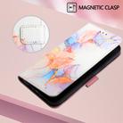 For OPPO K12x 5G Global PT003 Marble Pattern Flip Leather Phone Case(Galaxy Marble White) - 2