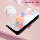 For OPPO A3 Pro 5G India PT003 Marble Pattern Flip Leather Phone Case(Galaxy Marble White) - 2