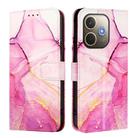 For OPPO A5 Pro 5G Global PT003 Marble Pattern Flip Leather Phone Case(Pink Purple Gold) - 3
