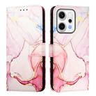 For OPPO Reno14 Pro 5G Global PT003 Marble Pattern Flip Leather Phone Case(Rose Gold) - 2