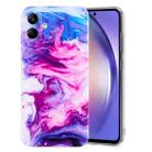 For Samsung Galaxy A05 IMD Marble Pattern TPU Phone Case(Red) - 1