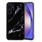 For Samsung Galaxy S24 Ultra 5G IMD Marble Pattern TPU Phone Case(Black) - 1