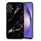 For Xiaomi Redmi 13C 4G IMD Marble Pattern TPU Phone Case(Black) - 1