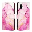 For Samsung Galaxy Xcover6 Pro PT003 Marble Pattern Flip Leather Phone Case(Pink Purple Gold) - 1