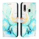 For Samsung Galaxy A20e / A10e PT003 Marble Pattern Flip Leather Phone Case(Green) - 2