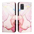 For Samsung Galaxy A31 PT003 Marble Pattern Flip Leather Phone Case(Rose Gold) - 2