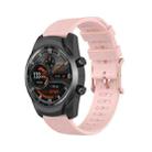 For Polar Grit X / Vantage M 22mm Dot Texture Watch Band(Light Pink) - 1