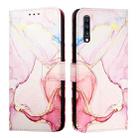 For Samsung Galaxy A70 / A70s PT003 Marble Pattern Flip Leather Phone Case(Rose Gold) - 2