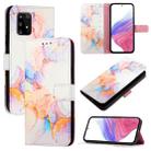 For Samsung Galaxy A91 / M80s / S10 Lite PT003 Marble Pattern Flip Leather Phone Case(Galaxy Marble White) - 1