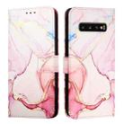 For Samsung Galaxy S10 PT003 Marble Pattern Flip Leather Phone Case(Rose Gold) - 2