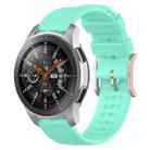 For Samsung Galaxy Watch3 45mm / Galaxy Watch 46mm 22mm Dot Texture Watch Band(Mint Green) - 1