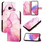 For Samsung Galaxy Xcover 4 / 4s PT003 Marble Pattern Flip Leather Phone Case(Pink Purple Gold) - 1