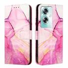 For OnePlus Nord N30 SE 5G PT003 Marble Pattern Flip Leather Phone Case(Pink Purple Gold) - 2