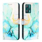 For OnePlus Nord CE 2 Lite 5G / Nord 2 Lite PT003 Marble Pattern Flip Leather Phone Case(Green) - 2