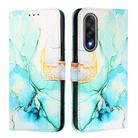 For OnePlus Ace 5 Ultra PT003 Marble Pattern Flip Leather Phone Case(Green) - 2