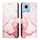 For Realme C30 4G / Narzo 50i Prime / C30s PT003 Marble Pattern Flip Leather Phone Case(Rose Gold) - 2
